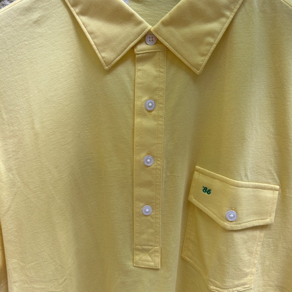 Criquet Golf Polo in Yellow in size Large Limited Edition 86 Masters (NWT) - Picture 5 of 6